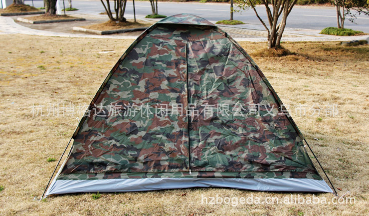 【辛野戶外 野營(yíng)帳蓬3-4人單層迷彩帳篷 軍用帳篷 多人帳篷】?jī)r(jià)格,廠家,圖片,野營(yíng)帳篷,杭州博格達(dá)旅游休閑用品-