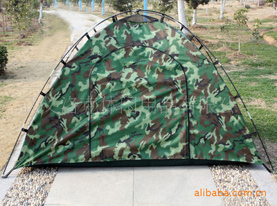 【生產供應單層帳可定制軍用迷彩帳篷】價格,廠家,圖片,野營帳篷,武義洛克休閑用品-