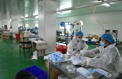 長治首家一次性口罩生產企業正式投產